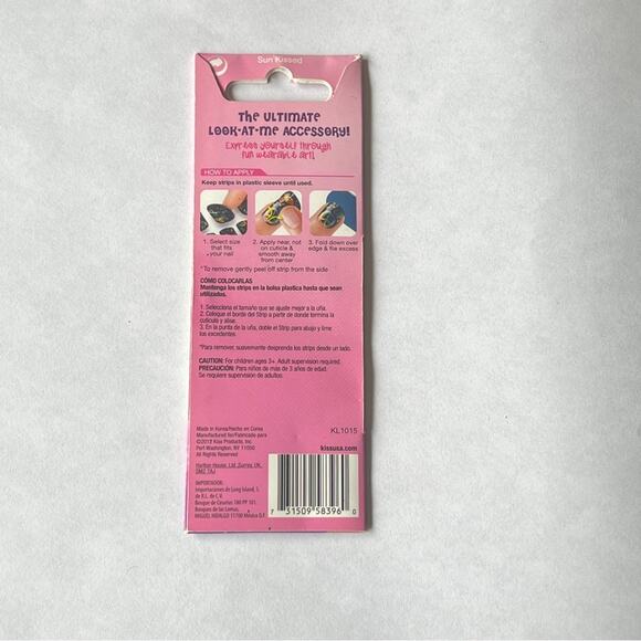 PINK Nail Strips Press On Nail Art  Nail Designs New in Package - Picture 6 of 9